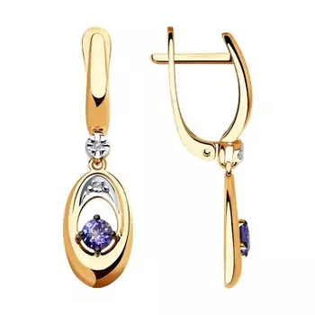 Серьги из золота 6024119