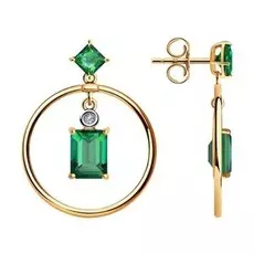 Серьги из золота 6026005