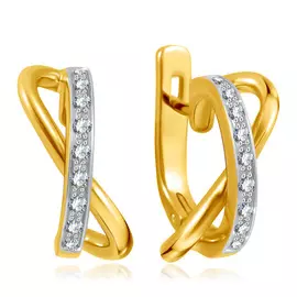 Серьги из золота 6Б20046-010