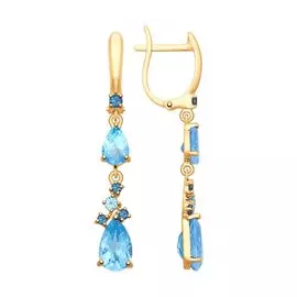 Серьги из золота 725338