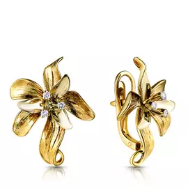 Серьги из золота 74935