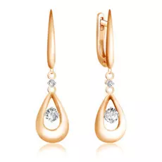 Серьги из золота Д0268-026666