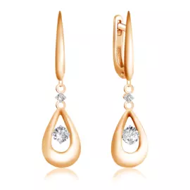 Серьги из золота Д0268-026666