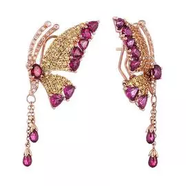 Серьги из золота E0001280A03_YS_RH_PINK