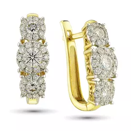 Серьги из золота E006034