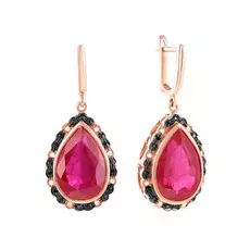 Серьги из золота E01494AR4RT_SR_DB_RV_PINK