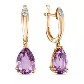 Серьги из золота E01-D-34090-AM