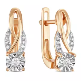 Серьги из золота E01-D-E309718DIA-R17