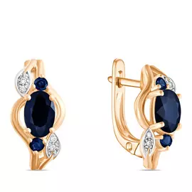 Серьги из золота E01-D-E61147-BKSA