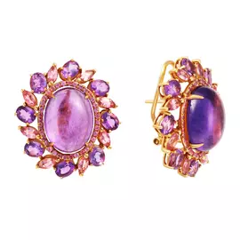 Серьги из золота E02386K_SR_PS_AM_TU_PINK