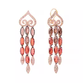 Серьги из золота E0868P10D-M-GR1_SR_D_PINK