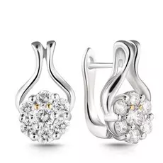 Серьги из золота E1026DIA-CY01-0246