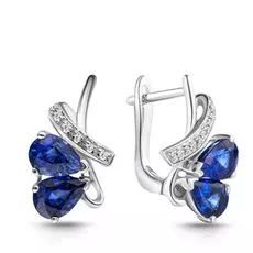 Серьги из золота E1077SAP-CY01-0763