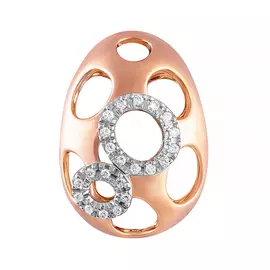 Серьги из золота E11592DPN_SR_001_PINK