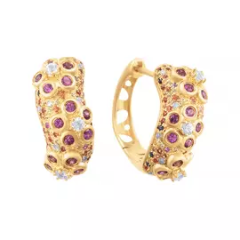 Серьги из золота E28211_SR_SM_RH_YG