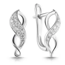 Серьги из золота E400098DIA002