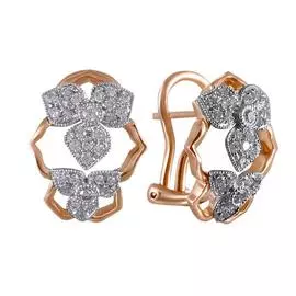 Серьги из золота ER-34347_SR_PINK