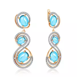 Серьги из золота Ф7157-02-6740