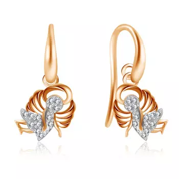 Серьги из золота Ф7157-02-6810