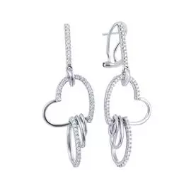 Серьги из золота F803DWE4W_SR_WG