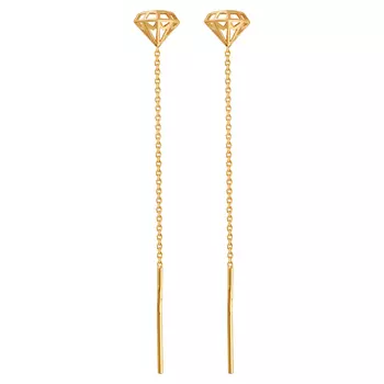 Серьги из золота Э2972-01С0110574