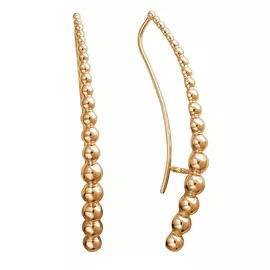 Серьги с французским замком из золота Э2972-01С0112584