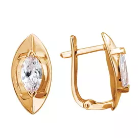 Серьги с английским замком из золота Э2972-01С1112987