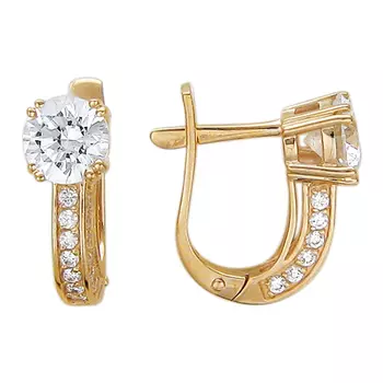 Серьги из золота Э2972-01С115332