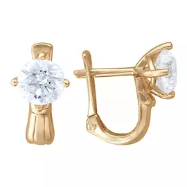 Серьги из золота Э2972-01С116363