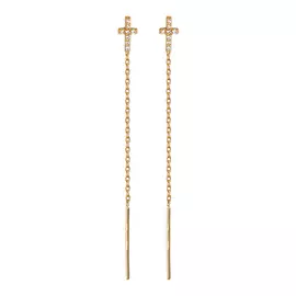 Серьги из золота Э2972-01С116483