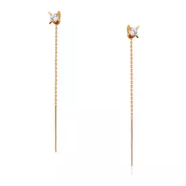 Серьги из золота Э2972-01С117249