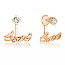 Серьги из золота Э2972-01С118141