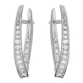 Серьги с английским замком из золота Э2972-01С122211