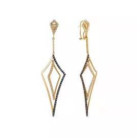 Серьги из золота KH5012CE_BrD_DN_YG