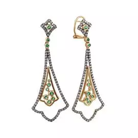 Серьги из золота ME31841-BR-EM-YG_DN_EM_YG