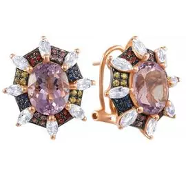 Серьги из золота ME37825K-2_SR_SM_PAM_PINK