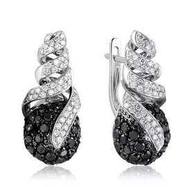 Серьги из золота мзE001675