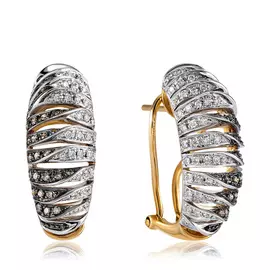 Серьги из золота мзE-0016306-0