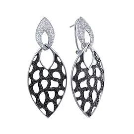 Серьги из золота NA0006CE-W_BkD_DB_WG