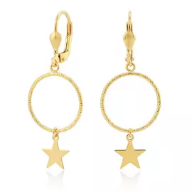 Серьги из золота P37E0010