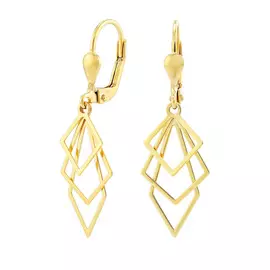 Серьги из золота P37E0011