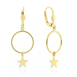 Серьги из золота P37E0025