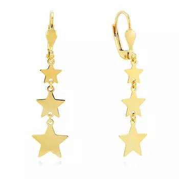 Серьги из золота P37E0031