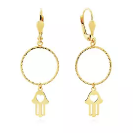 Серьги из золота P37E0034