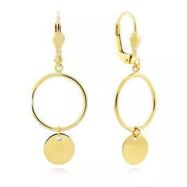 Серьги из золота P37E0035