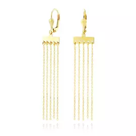 Серьги из золота P37E0048