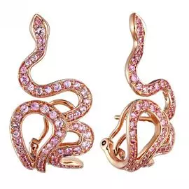 Серьги из золота RE7091_SR_PS_PINK