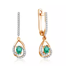 Серьги из золота С10827и