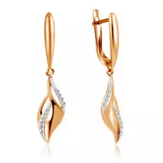 Серьги из золота С132-4992