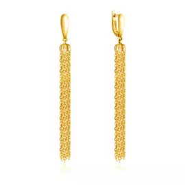 Серьги из золота с английским замком 56000525000